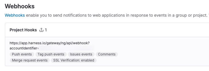 GitLab webhook for new trigger