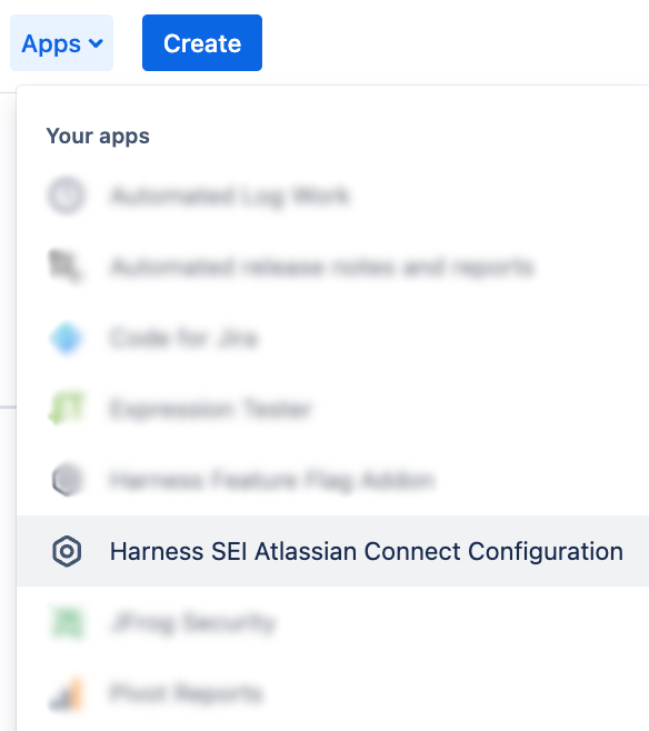 Harness SEI Atlassian Connect Configuration
